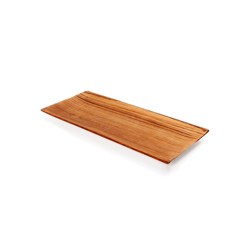 The Teak Root Sushi Plate - 12 x 26 cm