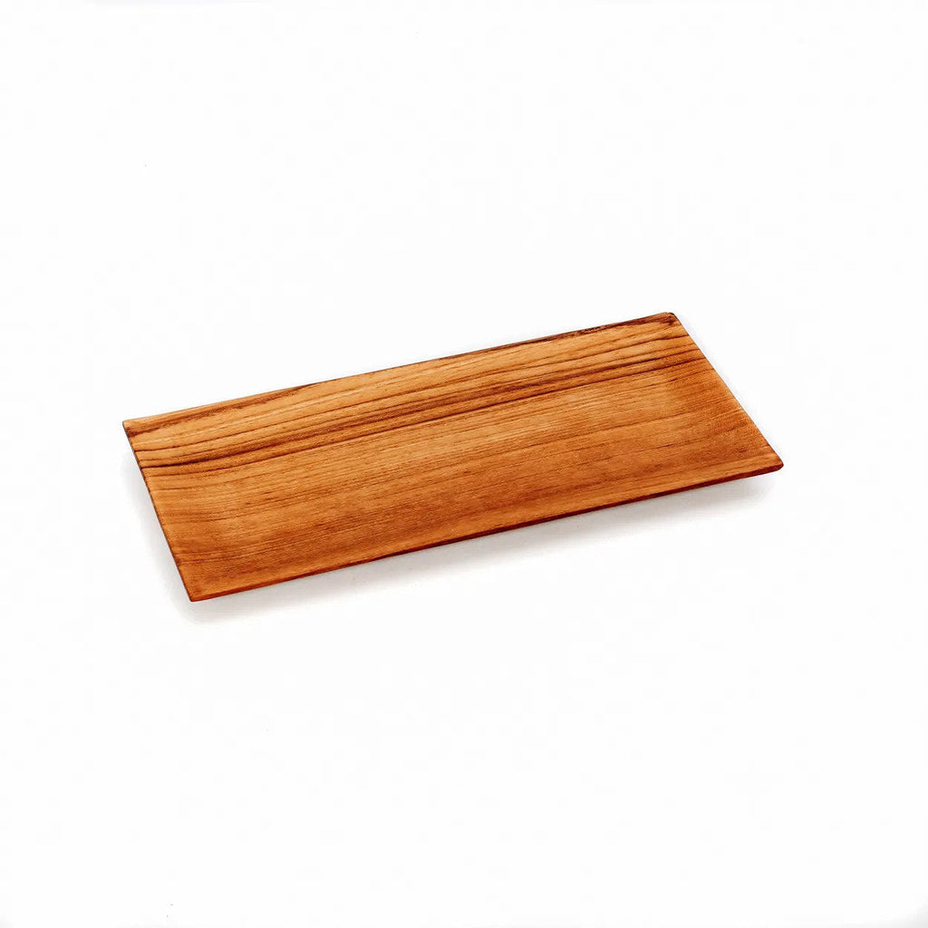 The Teak Root Sushi Plate - 12 x 26 cm