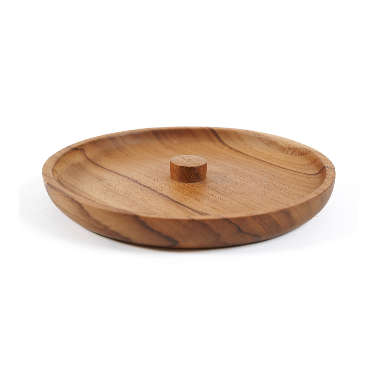 The Incense Holder - Natural,Teak, Ø 15 cm