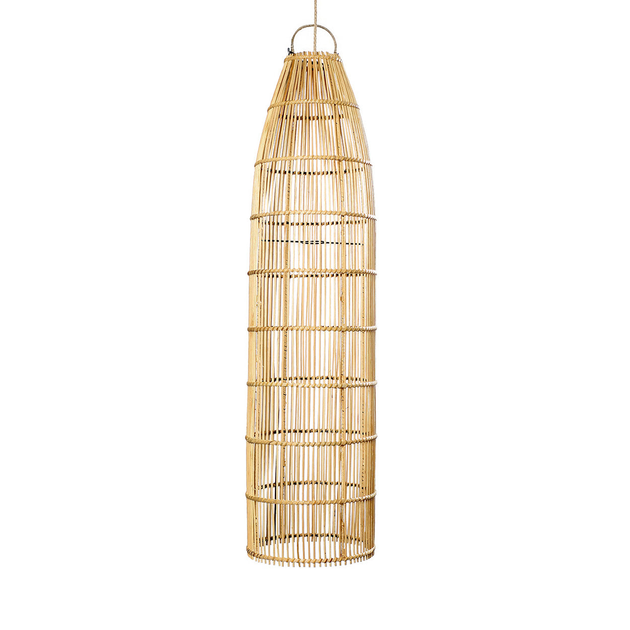 The Fish Trap Pendant - Natural - Ø 23, H 90 cm