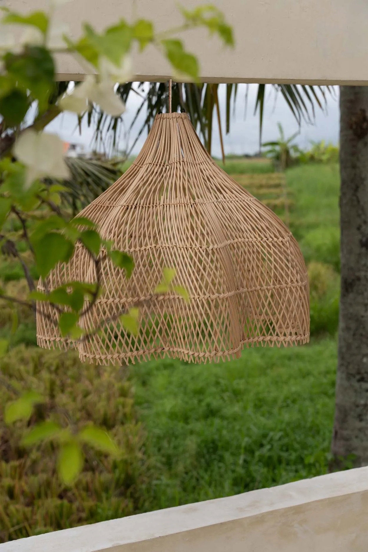 The Whipped Pendant - Natural - Ø 60, H 50 cm