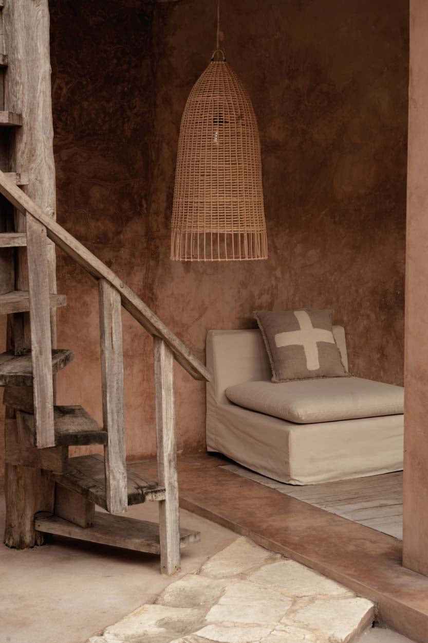 The Elba Pendant - Natural - Ø 45, H 90 cm