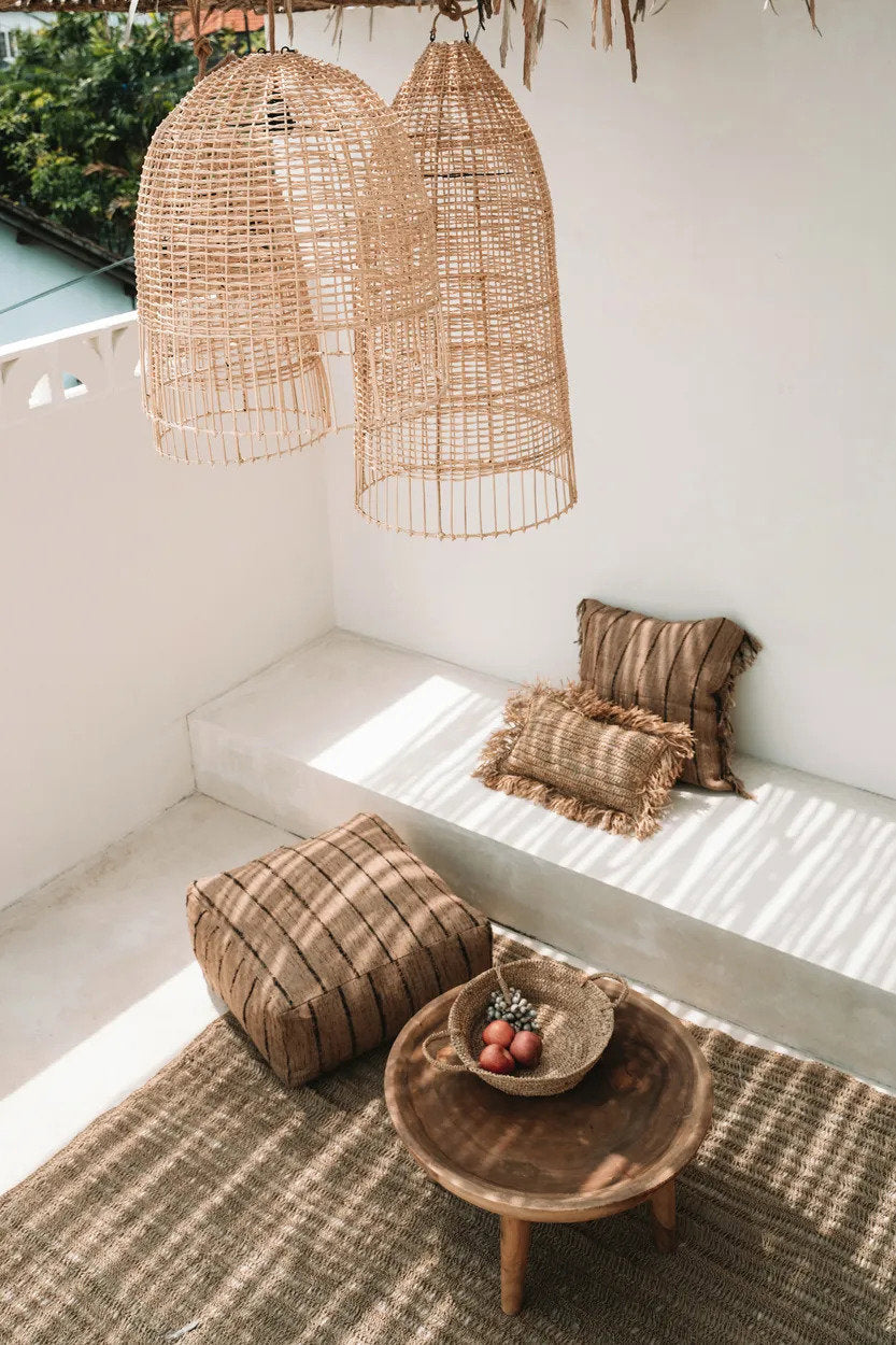 The Elba Pendant - Natural - Ø 45, H 90 cm