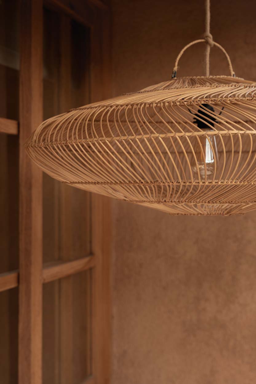 The Macaron Pendant - Natural - Ø 75, H 30 cm