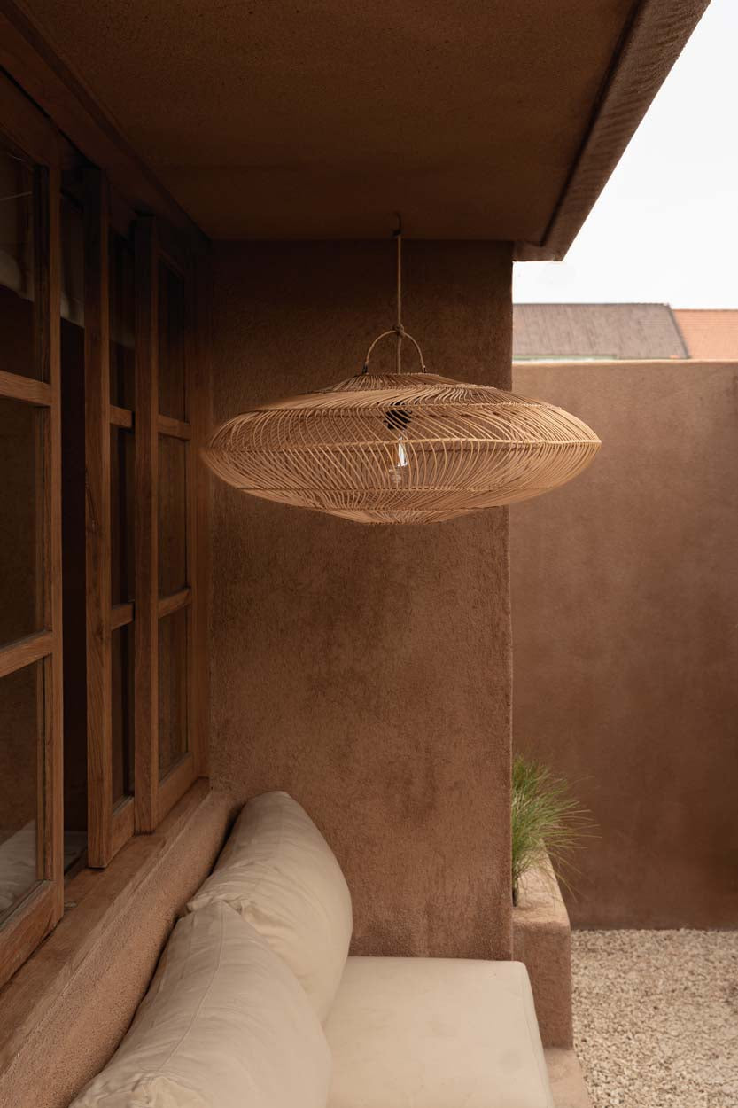 The Macaron Pendant - Natural - Ø 75, H 30 cm