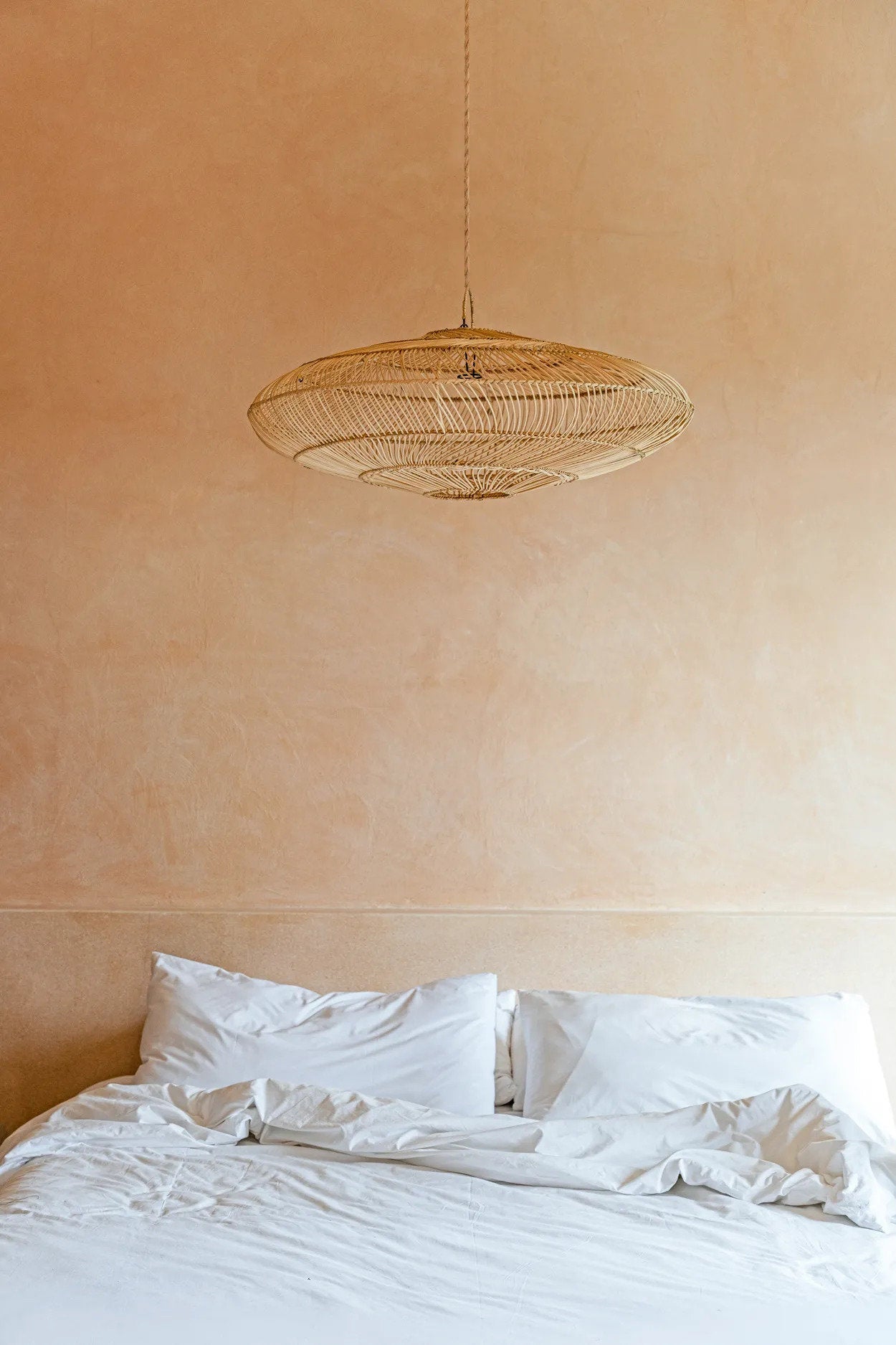 The Macaron Pendant - Natural - Ø 75, H 30 cm