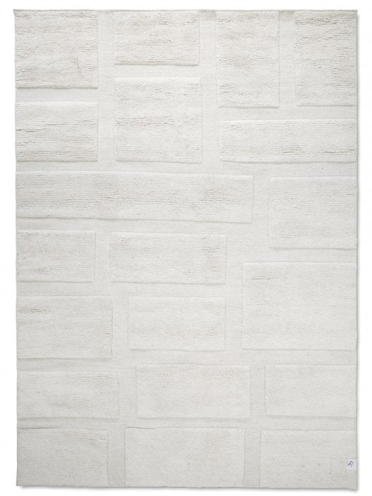 Bricks Wool Rug, Ivory, 170 x 230 cm