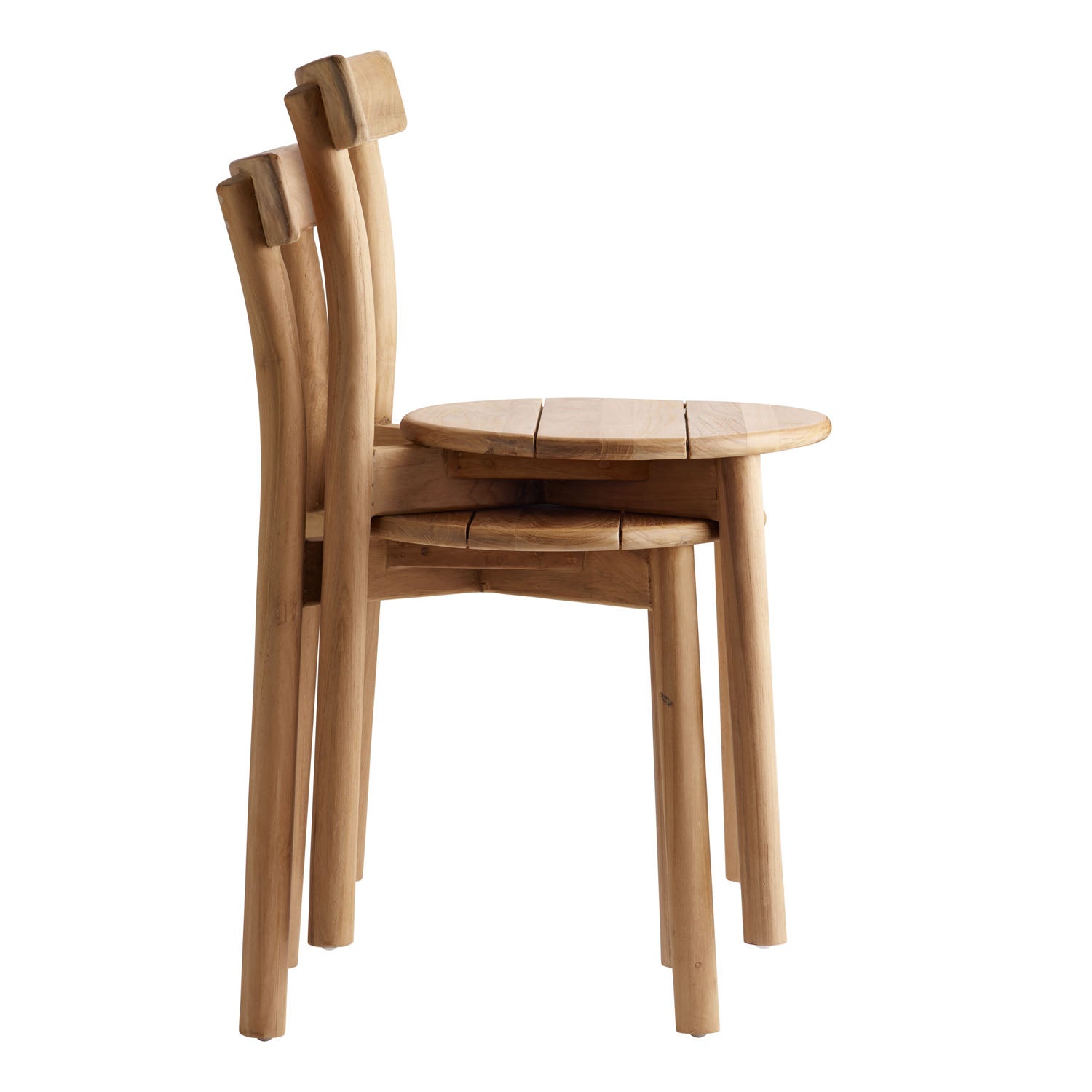 BARU CHAIR | TEAK | H 45 CM