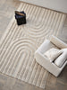 Curve Wool Rug, Natural Beige, 200 x 300 cm