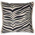 ZEBRA PILLOW, Black, 50 x 50 cm