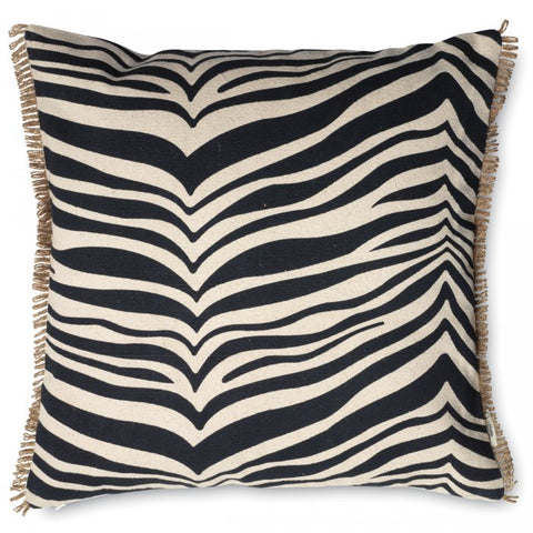 CUSHION Zebra Black, 50 x 50 cm