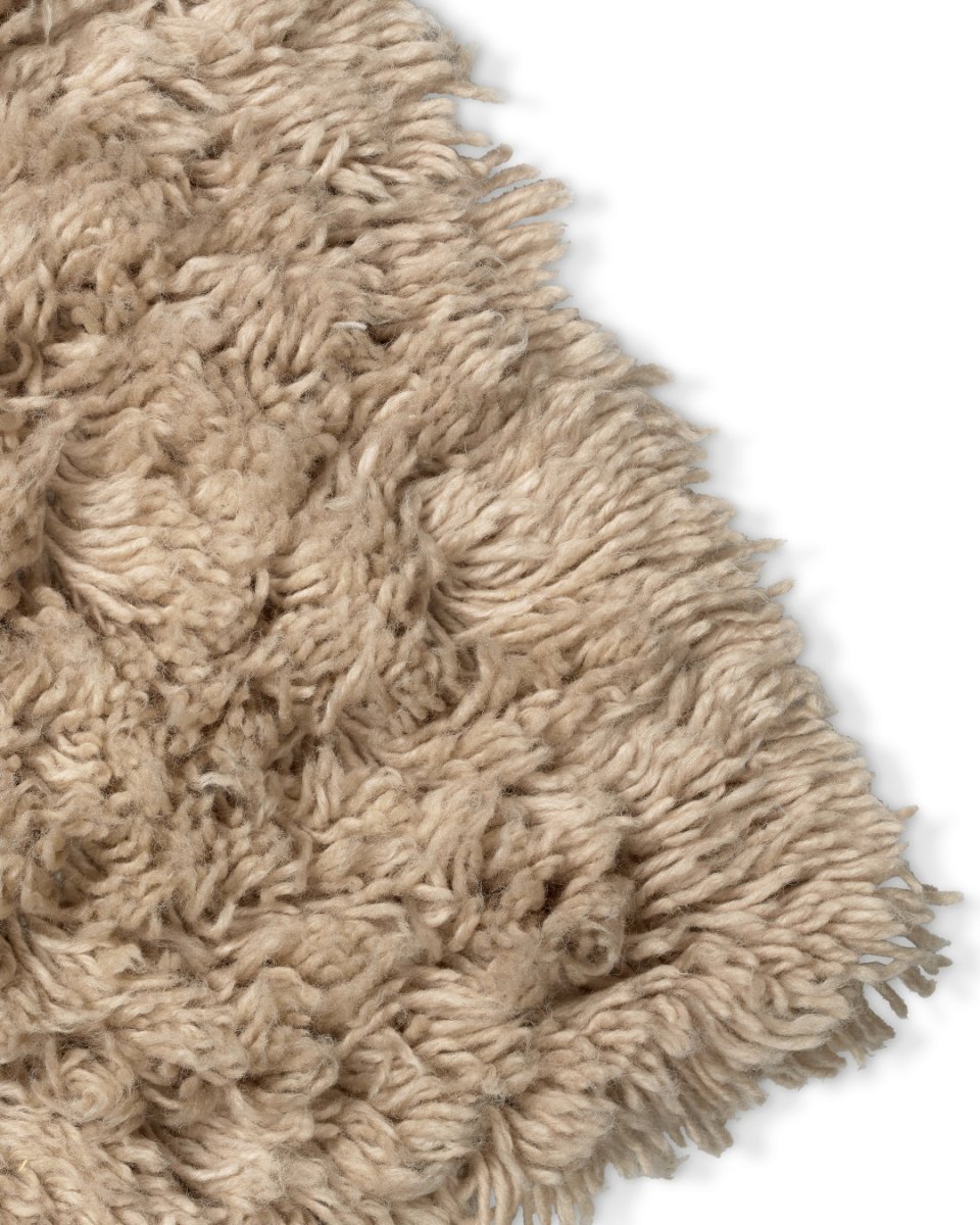 Cloudy Wool Rug, Beige,  MANY SIZE