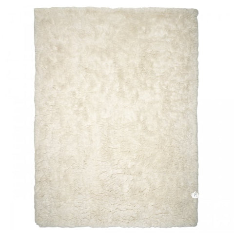 Cloudy Wool Rug, Natural white,  170 x 230 cm
