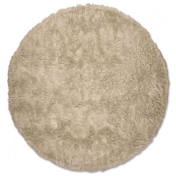 Cloudy Wool Rug, Beige,  Ø 160 cm