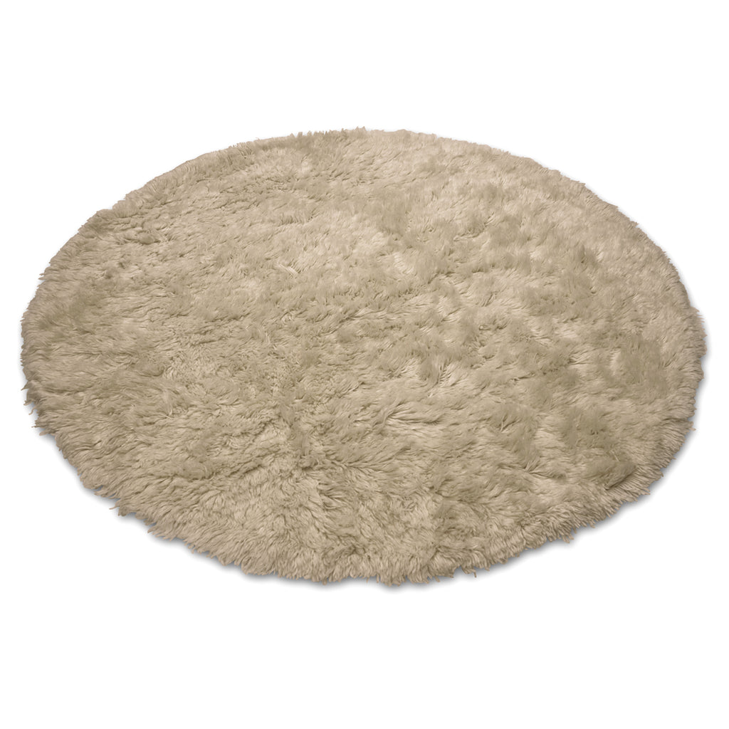 Cloudy Wool Rug, Beige,  Ø 160 cm