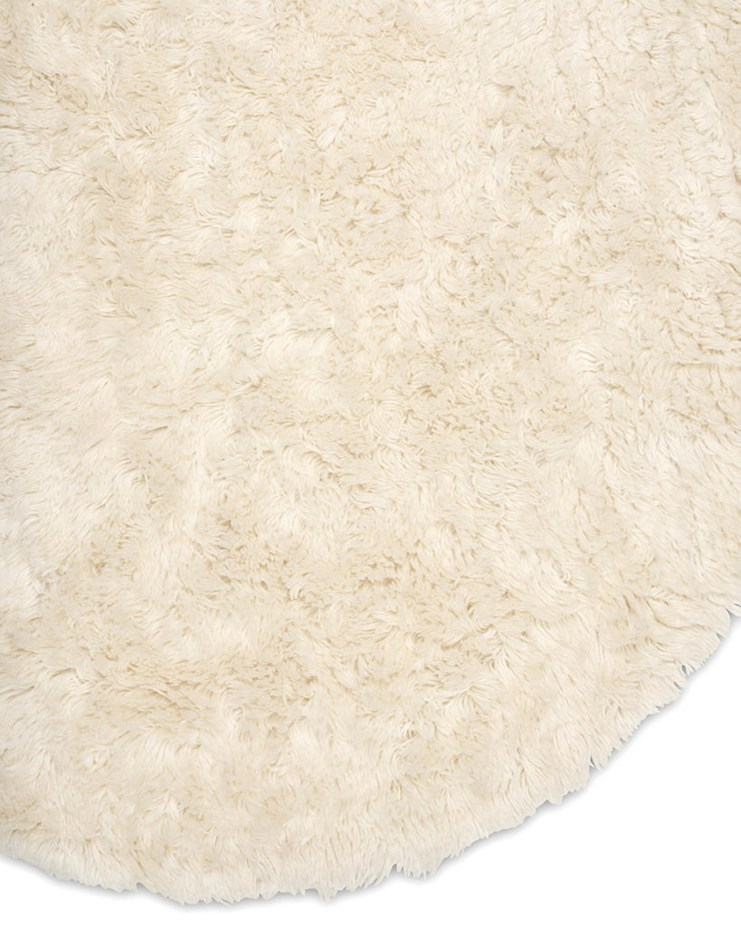 Cloudy Wool Rug, Natural white,  Ø 160 cm