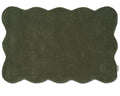 CLAM DOORMAT, WOOL, FOREST GREEN