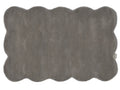 CLAM DOORMAT, WOOL, TITANIUM