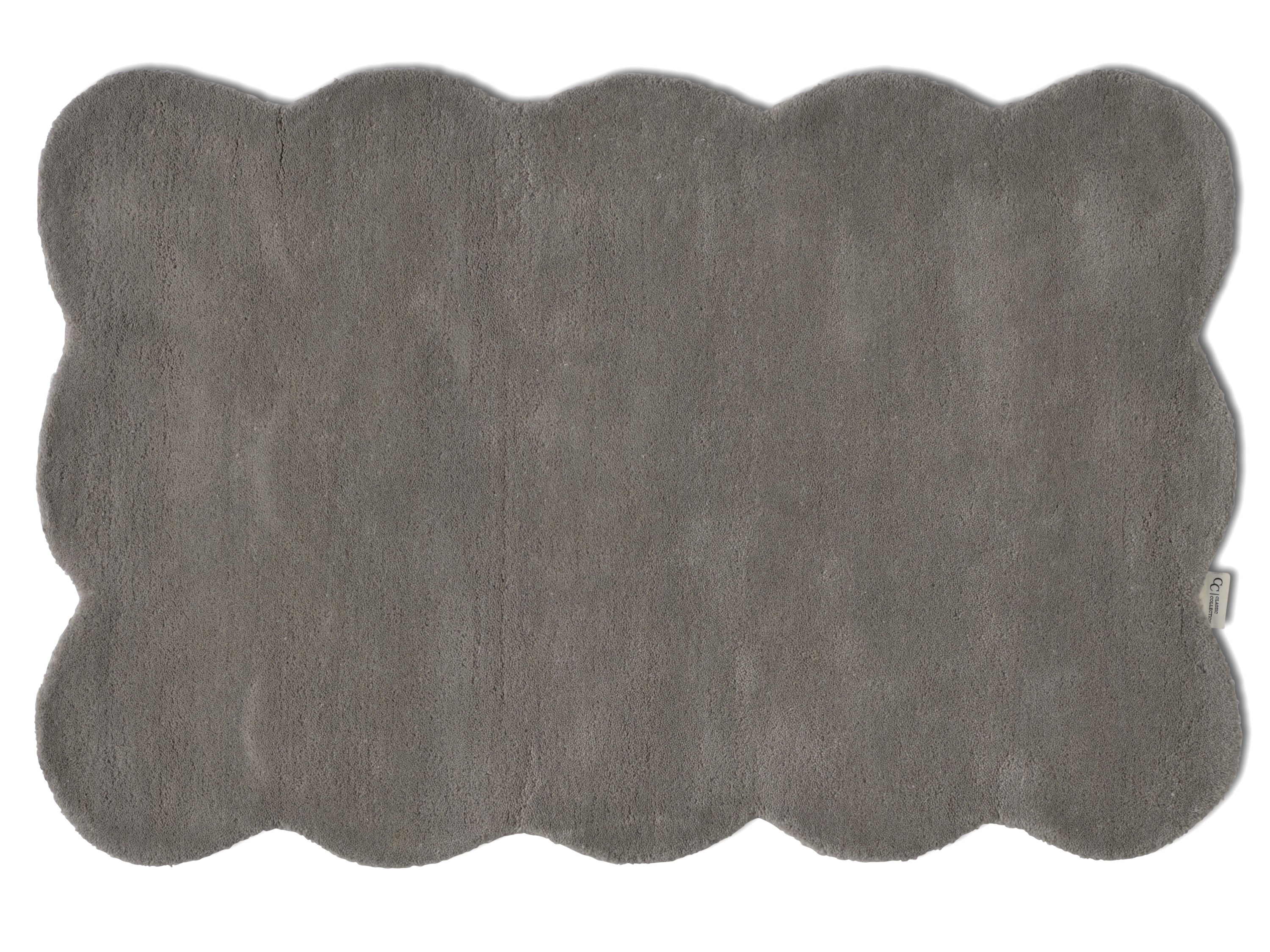 CLAM DOORMAT, WOOL, TITANIUM