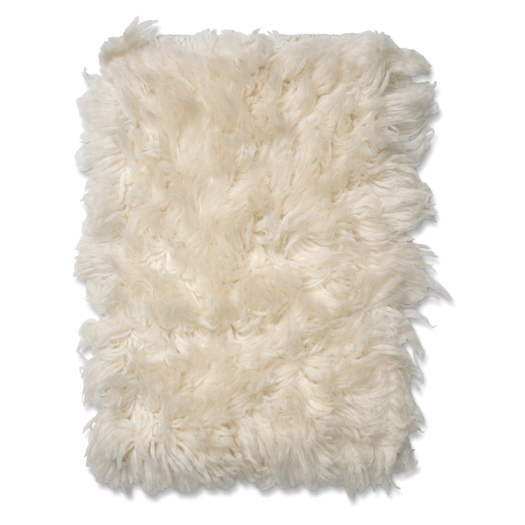 Cloudy Wool Rug, Natural white,  Ø 160 cm