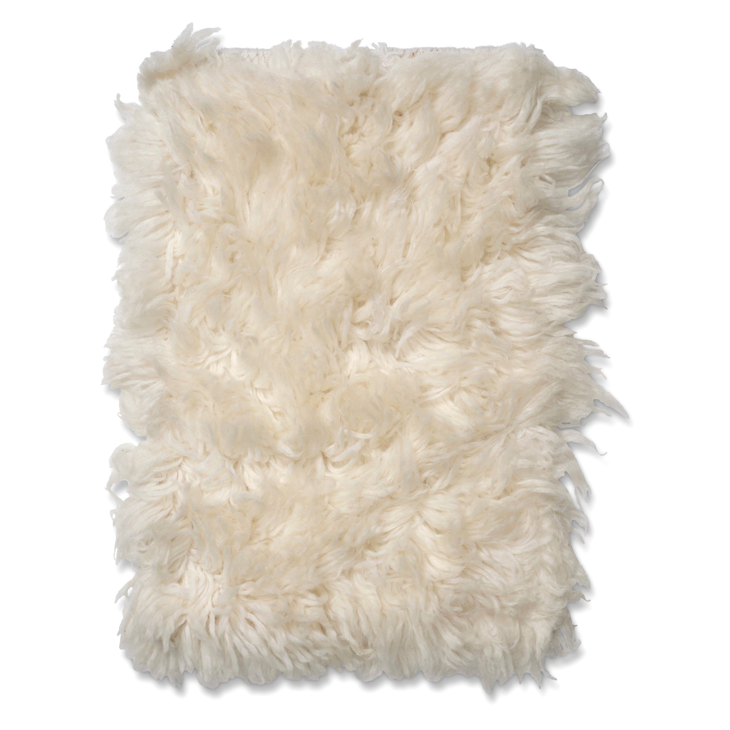 Cloudy Wool Rug, Natural white,  Ø 160 cm