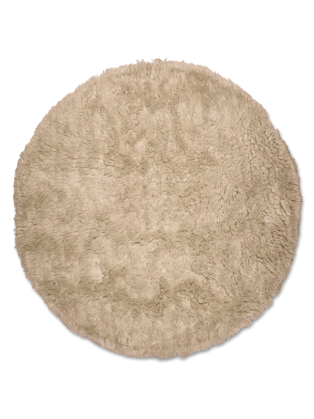 Cloudy Wool Rug, Beige,  Ø 160 cm