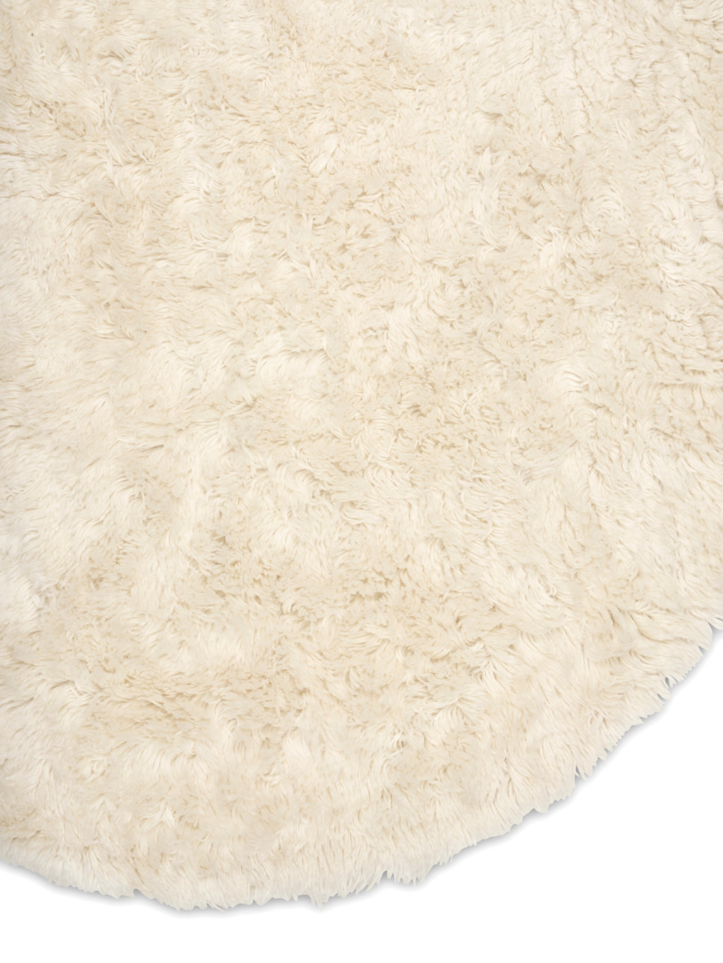 Cloudy Wool Rug, Natural white,  Ø 160 cm