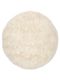 Cloudy Wool Rug, Natural white,  Ø 160 cm