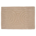 CURVE DOORMAT, WOOL, BEIGE