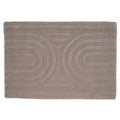 CURVE DOORMAT, WOOL, SILVER