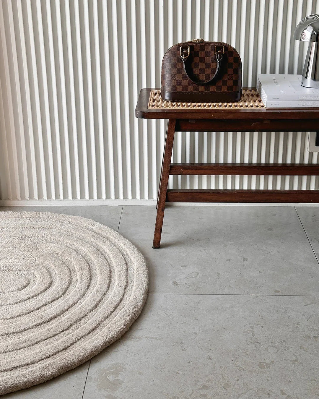 ARCH DOORMAT, WOOL, BEIGE