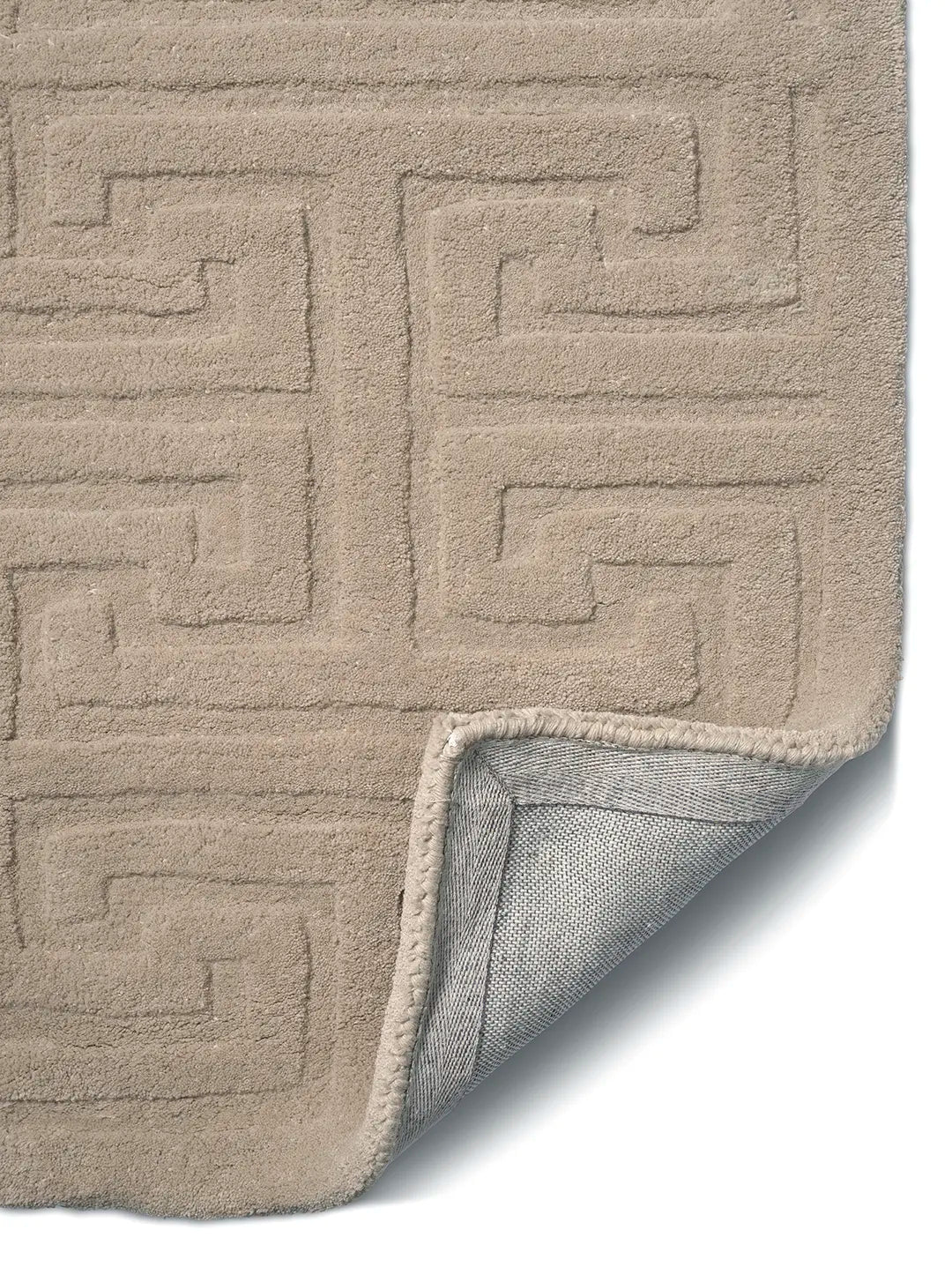 KEY DOORMAT, WOOL, BEIGE