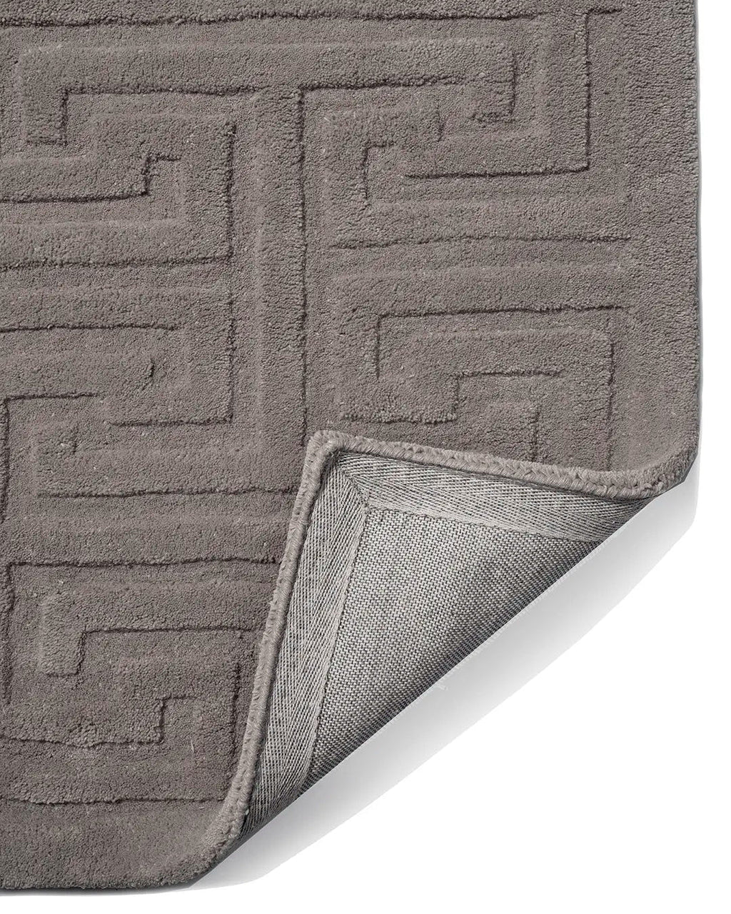KEY DOORMAT, WOOL, SILVER