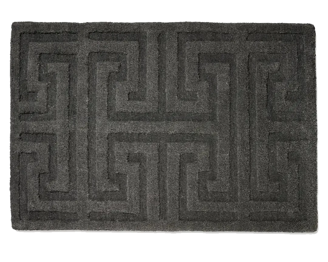 KEY DOORMAT, WOOL, TITANIUM