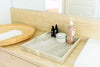 Majsa Tray Square, Brown Marble