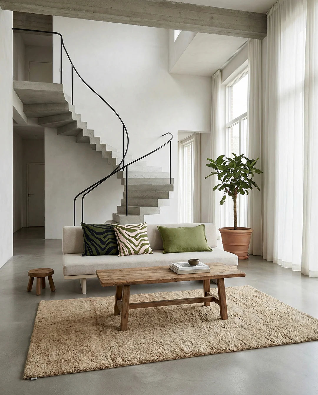 DUNE WHEAT WOOL RUG, MANY SIZE