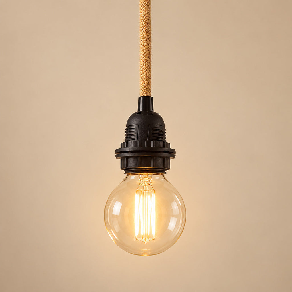 Fitting Lamps Ceiling - Natural Black - 1 Fitting