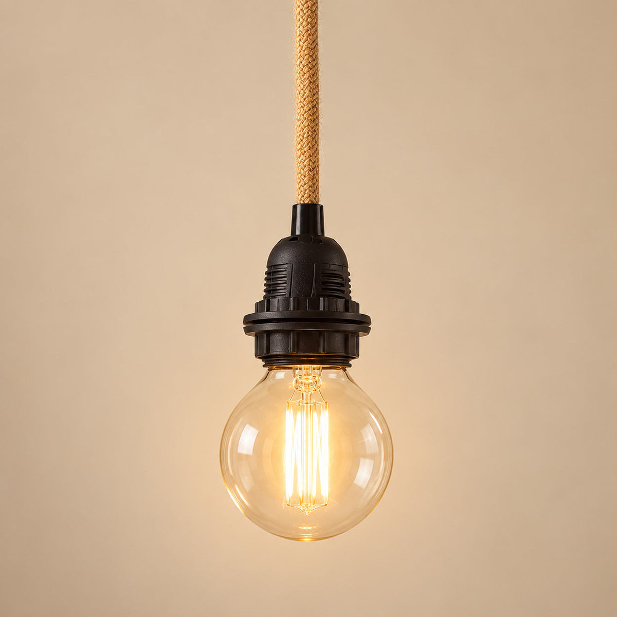 Fitting Lamps Ceiling - Natural Black - 1 Fitting