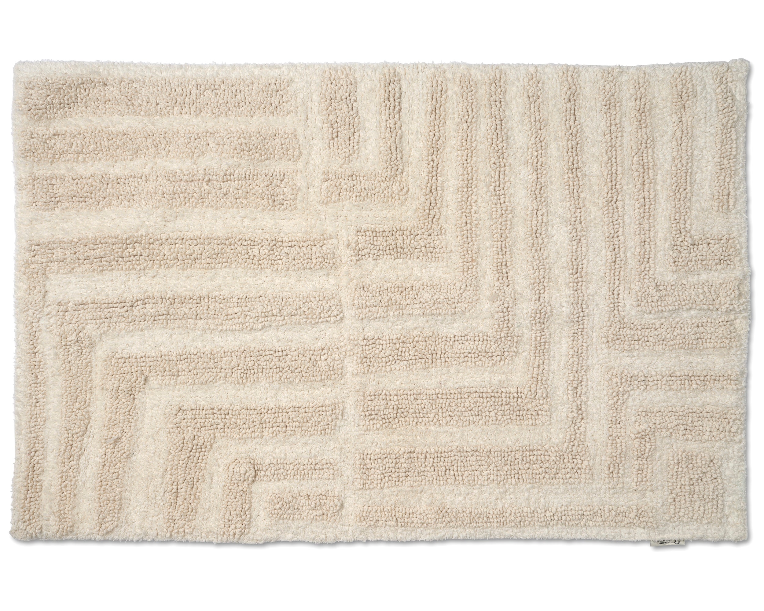 FIELD BATH MAT, COTTON, IVORY