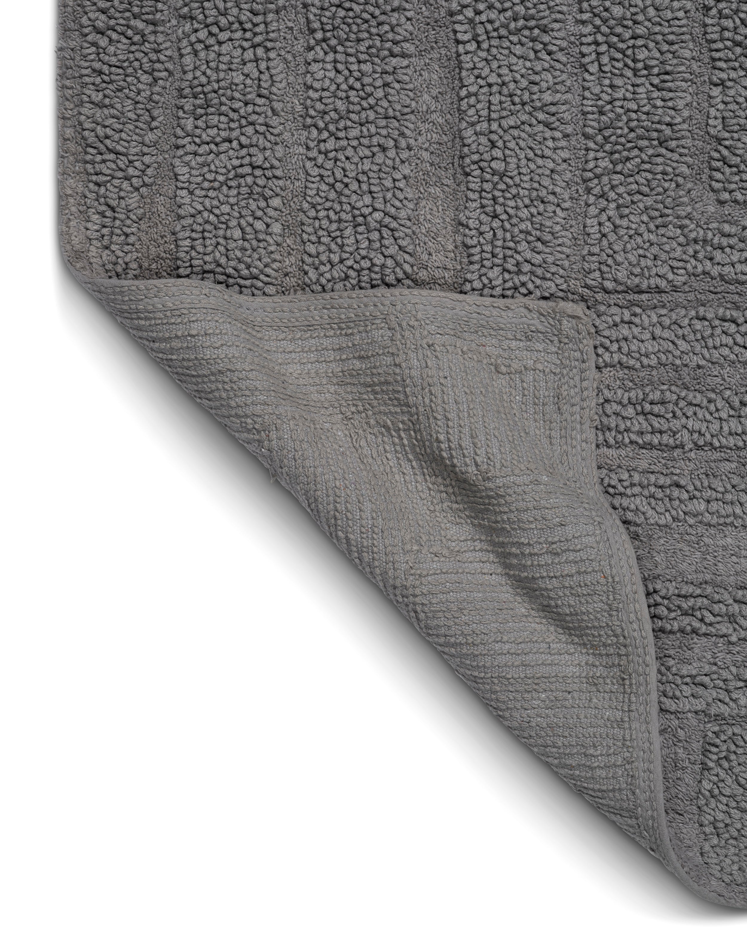 FIELD BATH MAT, COTTON, TITANIUM