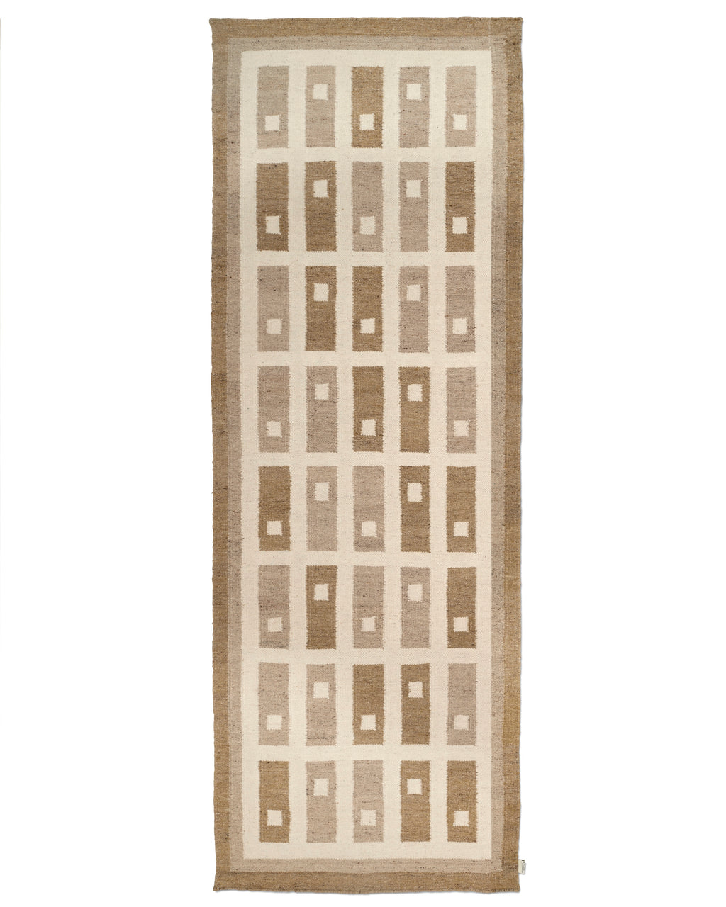 FYRBO RUNNER, WOOL, SAND,  80 x 250