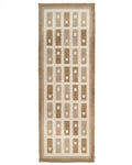 FYRBO RUNNER, WOOL, SAND,  80 x 250