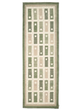 FYRBO RUNNER, WOOL, FOREST,  80 x 250