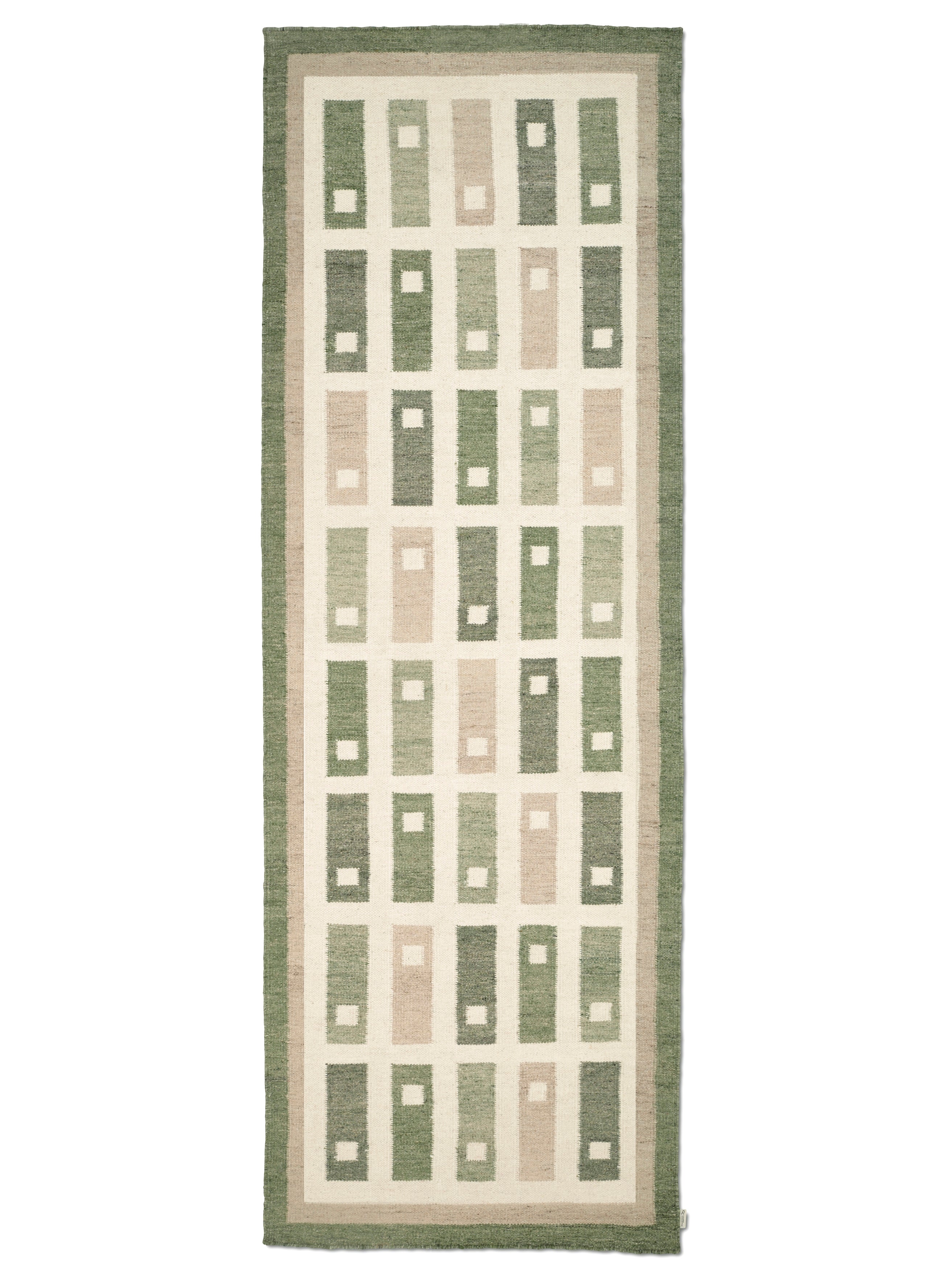 FYRBO RUNNER, WOOL, FOREST,  80 x 250