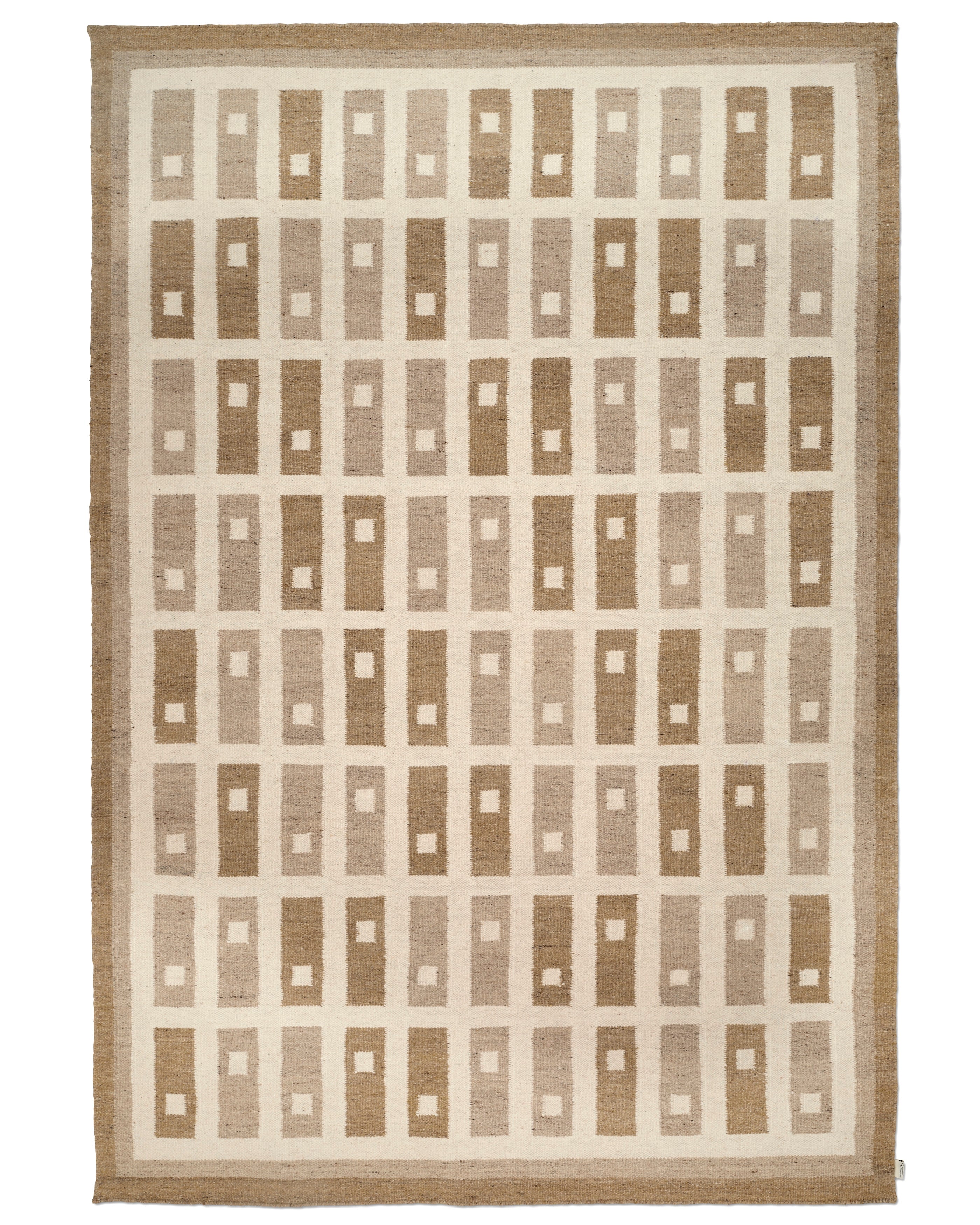 FYRBO WOOL RUG, SAND, MANY SIZE
