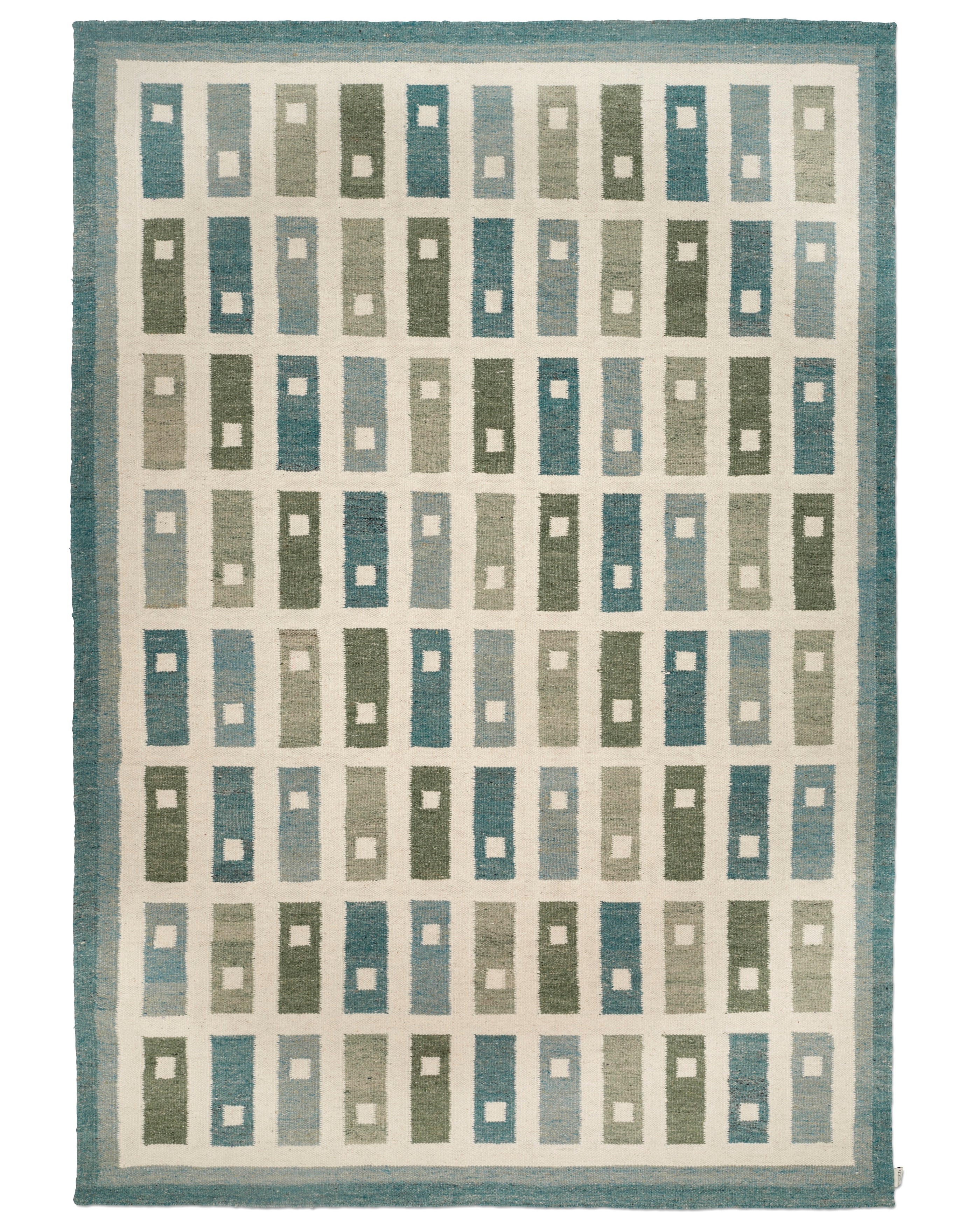 FYRBO WOOL RUG, SEA, MANY SIZE