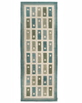 FYRBO RUNNER, WOOL, SEA,  80 x 250
