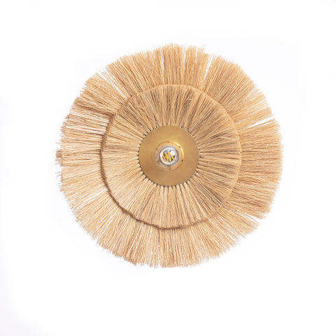 De Double Trouble Muurlamp - Naturel Goud - Ø 44 cm