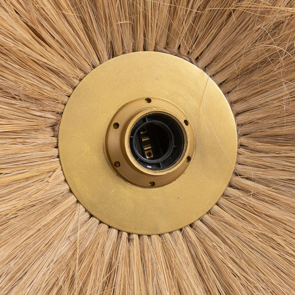 De Double Trouble Muurlamp - Naturel Goud - Ø 44 cm