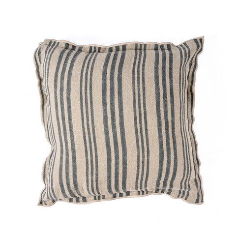 The Nordic Stripe Cushion Cover - Natural Black - 50x50
